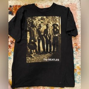 Black Officially Licensed Beatles T-Shirt